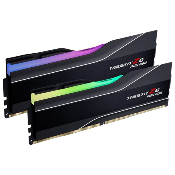 G.Skill DDR5 Trident Z5 G.Skill DDR5 Trident Z5 Neo RGB 2x32GB 6000 F5-6000J3040G32GX2-TZ5NR geheugenmodule