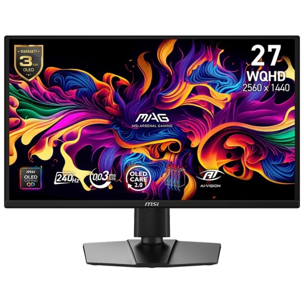 MSI MAG 272QP QD-OLED X24 MSI MAG 272QP QD-OLED X24 27" Quad HD 240Hz QD-OLED Gaming monitor