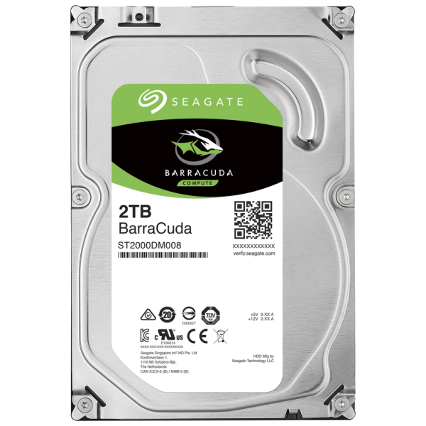 Seagate HDD 3.5" 2TB ST2000DM008 Barracuda