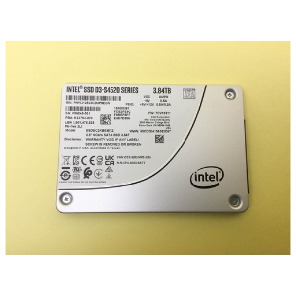 Intel D3-S4520 3.84TB Intel D3-S4520 3.84TB (extra laag geprijst)